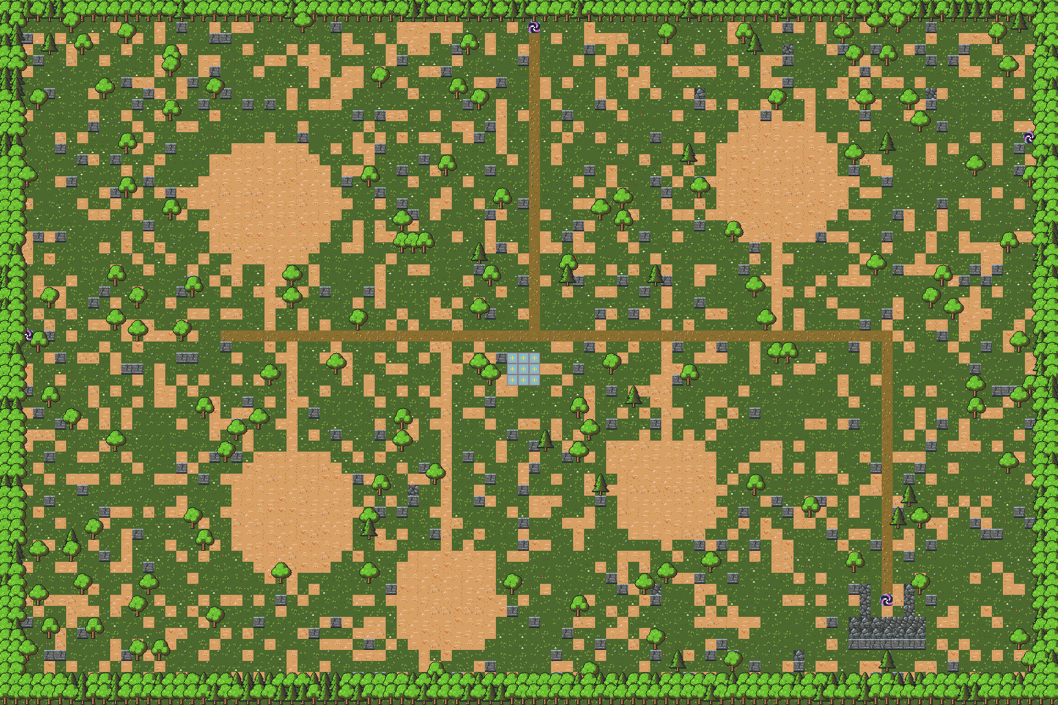 Mapa de Bramble Hills