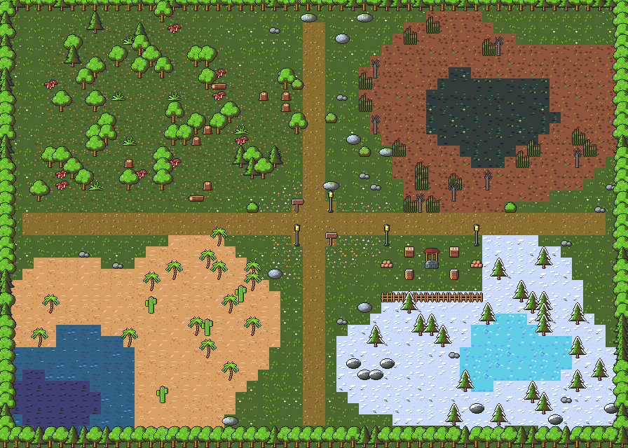 Mapa de Tile Kit Showcase